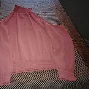 Japna Coral off the shoulder shirt